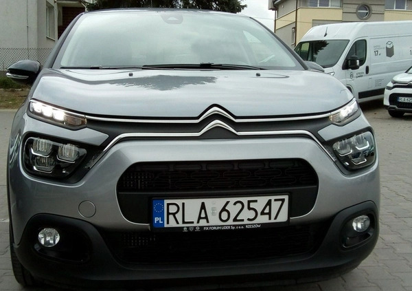 Citroen C3 cena 75900 przebieg: 2000, rok produkcji 2023 z Toszek małe 67